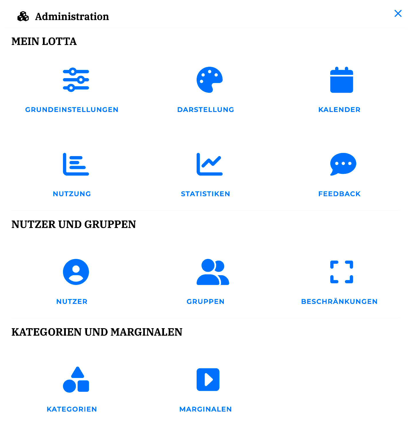 Screenshot Admin